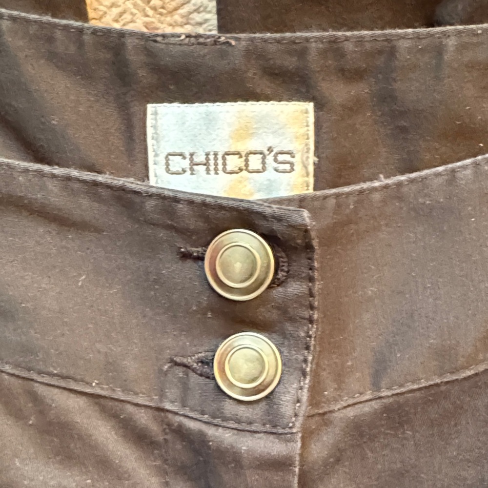Chico's Women’s Black Wide Leg Trousers. Size 12 - Picture 2 of 6